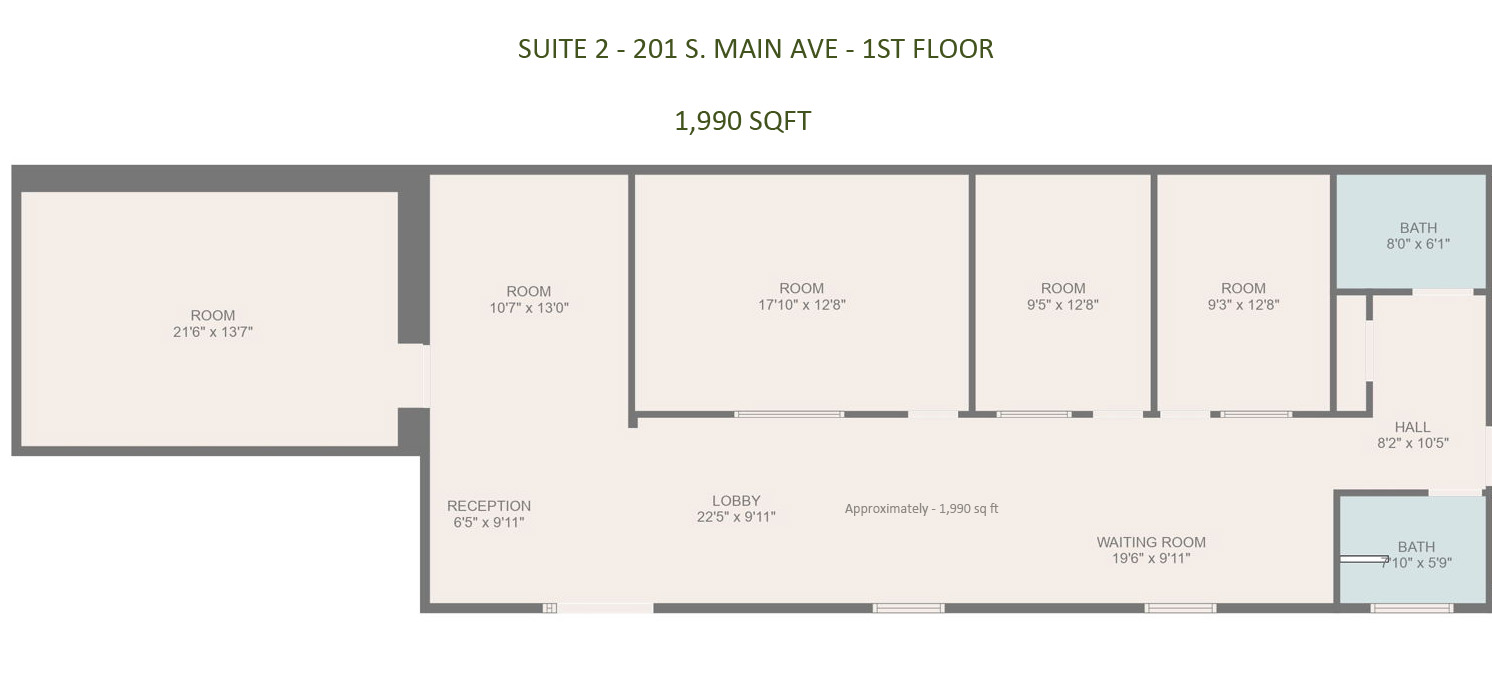 201 S Main Ave, Erwin TN - Floor Plan