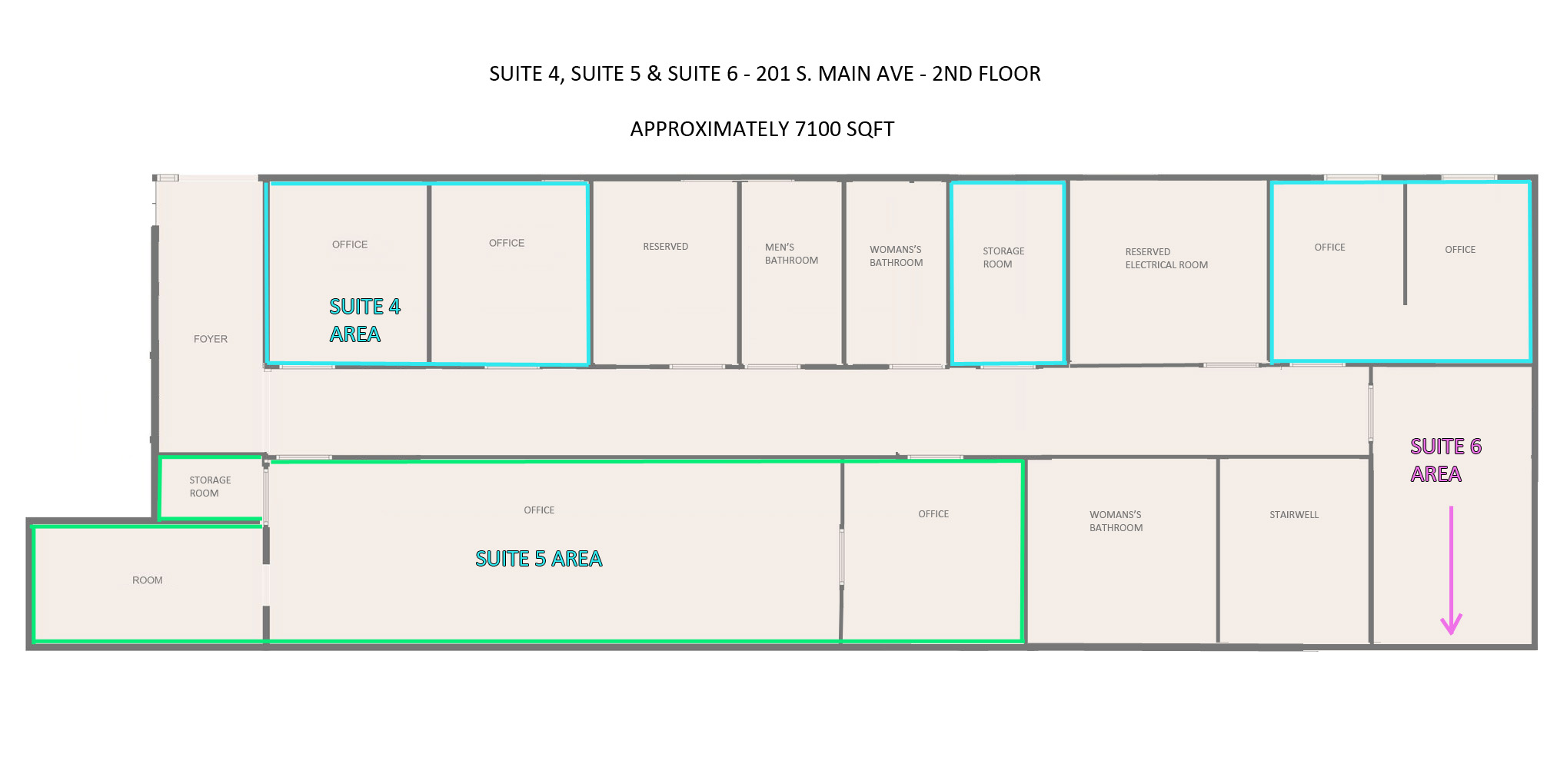201 S Main Ave, Erwin TN - Floor Plan